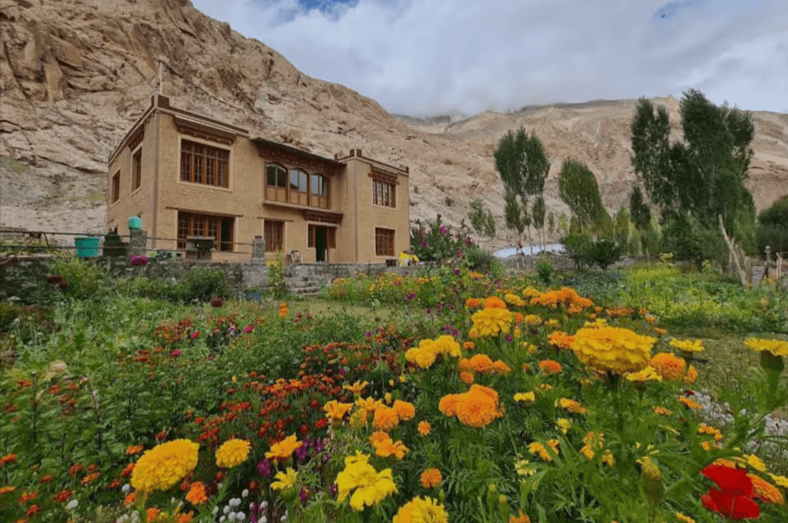 Cho House with mountain views